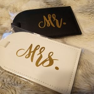Mr. & Mrs. Luggage Tags